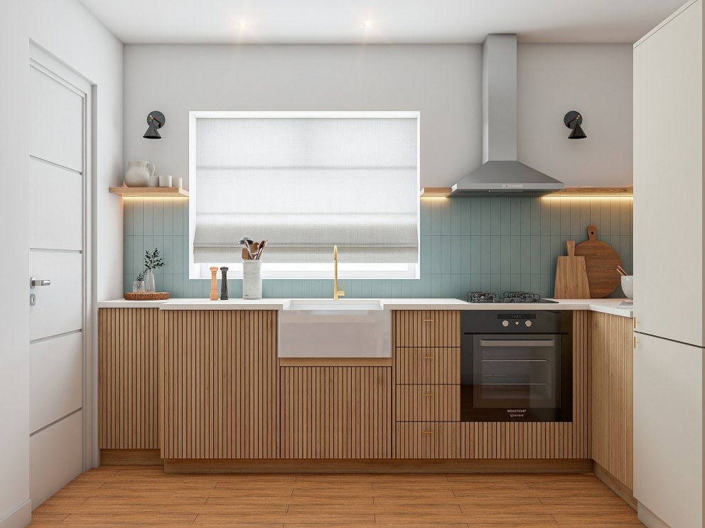 Temple Road | Kitchen - front view | Interior Designers